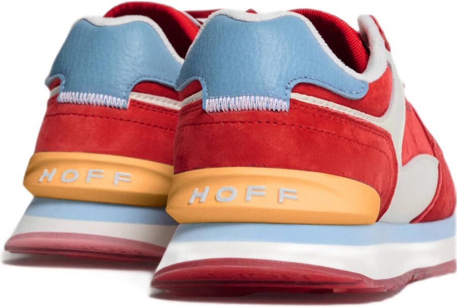 HOFF City full leather suède sneakers rood - Foto 3