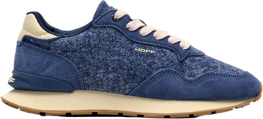 HOFF City leren suède sneakers donkerblauw