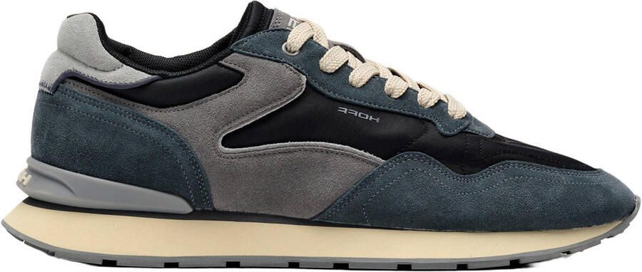 HOFF City leren suède sneakers donkerblauw
