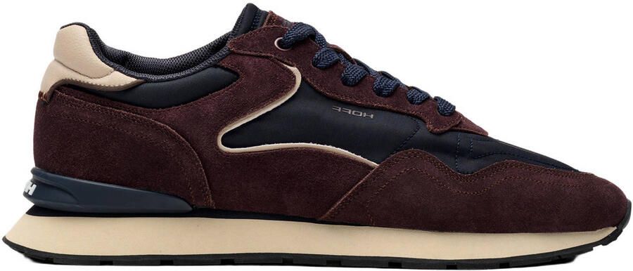 HOFF City leren suède sneakers donkerbruin