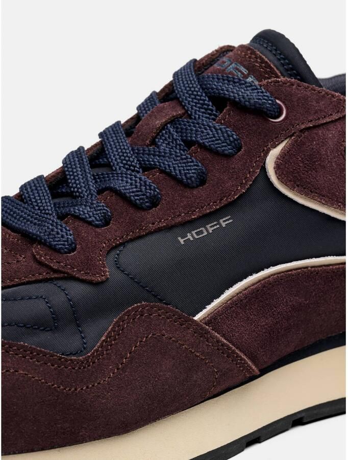 HOFF City leren suède sneakers donkerbruin - Foto 3