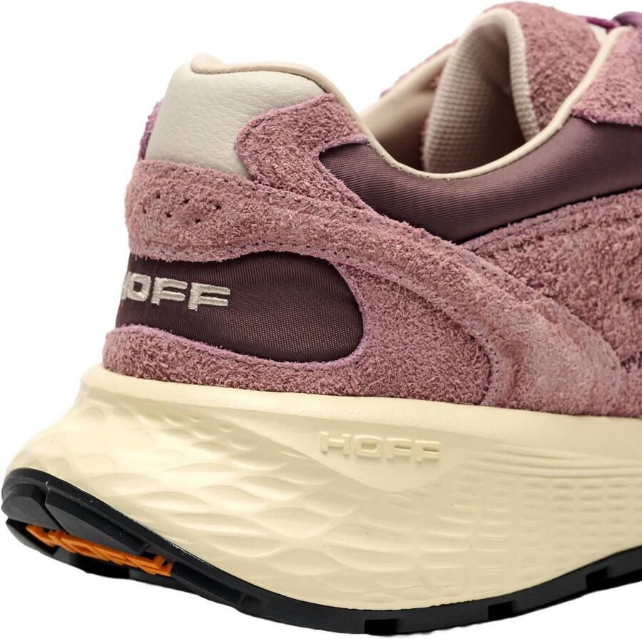 HOFF City MK II furry collection leren sneakers aubergine - Foto 2