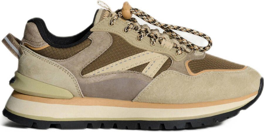 HOFF City off road suède sneakers beige bruin