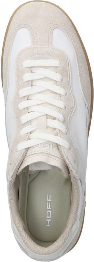 HOFF Park leren sneakers wit beige - Foto 3