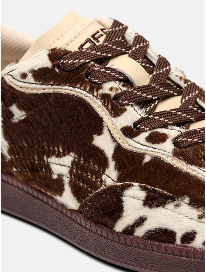 HOFF Park leren suède sneakers donkerbruin - Foto 3
