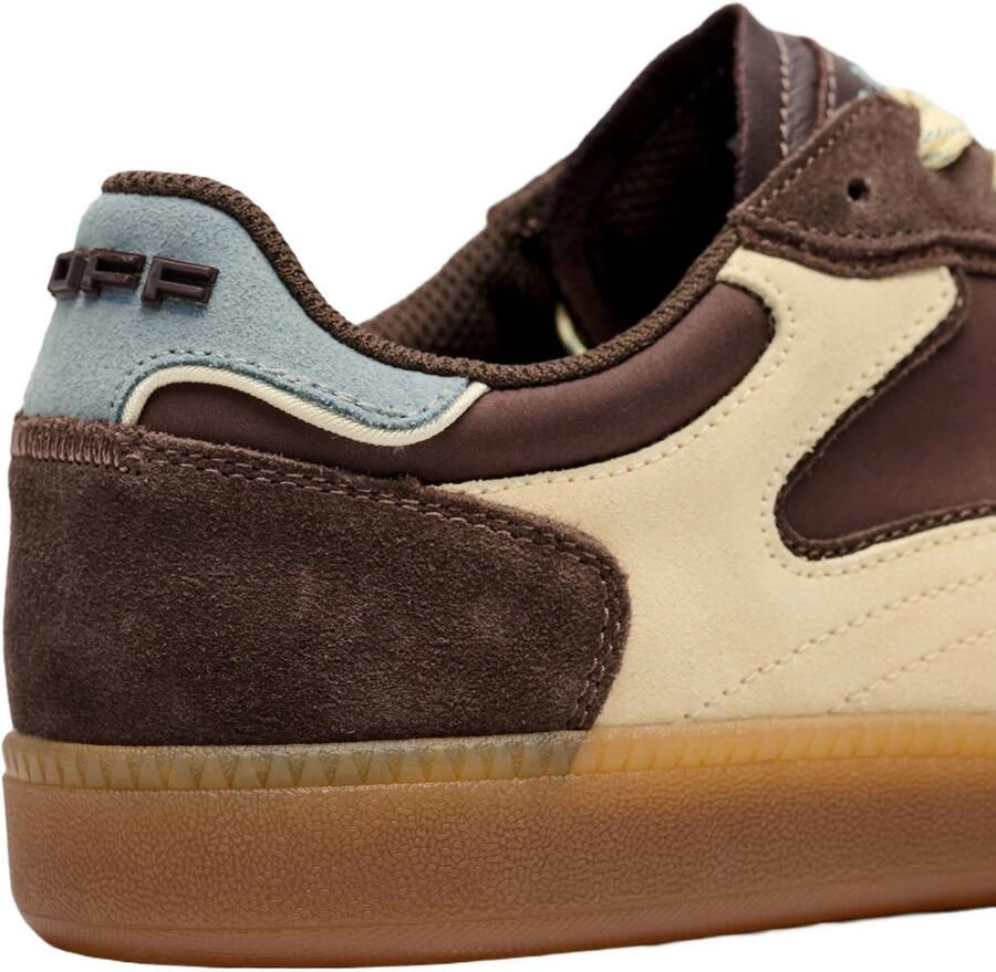 HOFF Park leren suède sneakers donkerbruin ecru - Foto 2