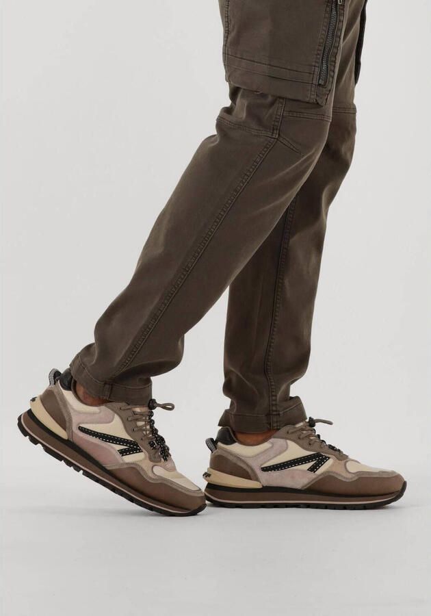 THE HOFF BRAND Lage Sneakers Heren City Off Road Maat: 44 Materiaal: Leer Kleur: Grijs