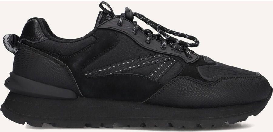 THE HOFF BRAND Lage Sneakers Heren City Off Road Leer Zwart
