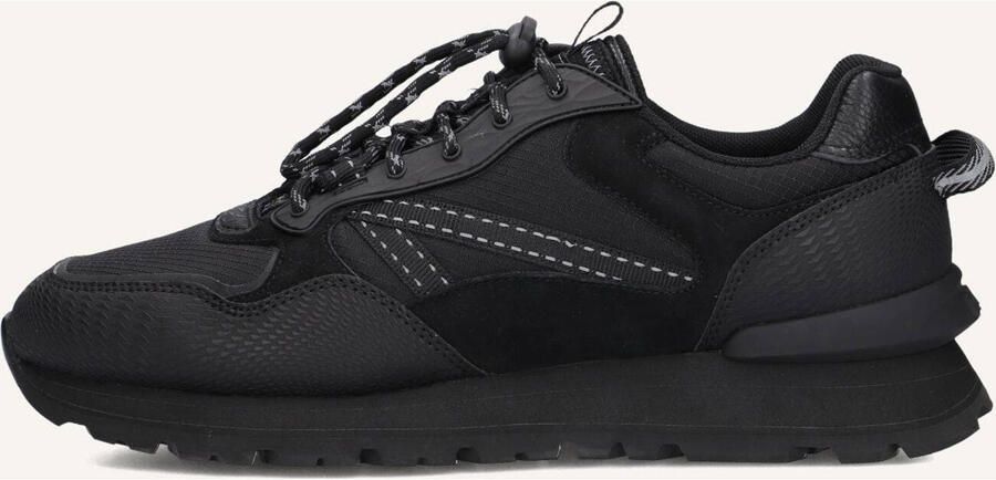 THE HOFF BRAND Lage Sneakers Heren City Off Road Leer Zwart - Foto 3