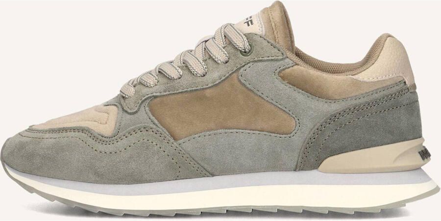 THE HOFF BRAND Lage Sneakers Dames Mexico Suède Groen