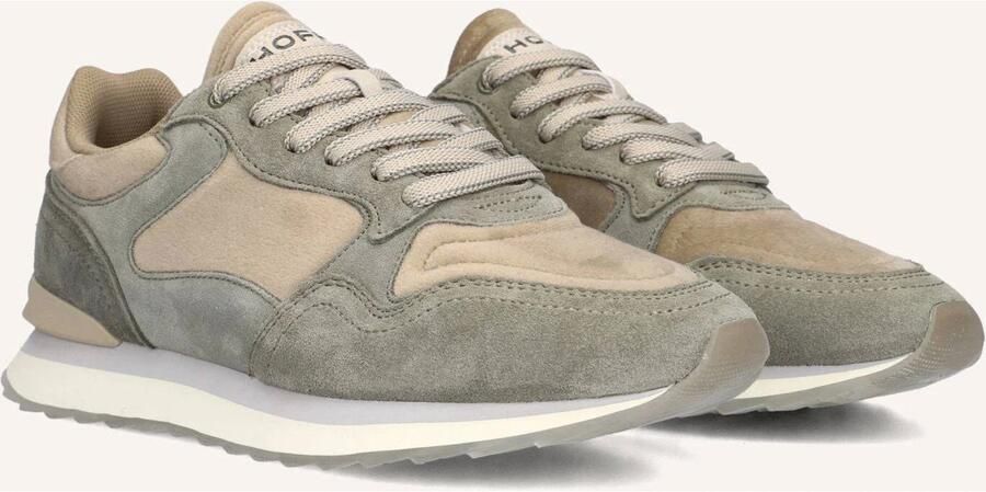 THE HOFF BRAND Lage Sneakers Dames Mexico Suède Groen - Foto 2