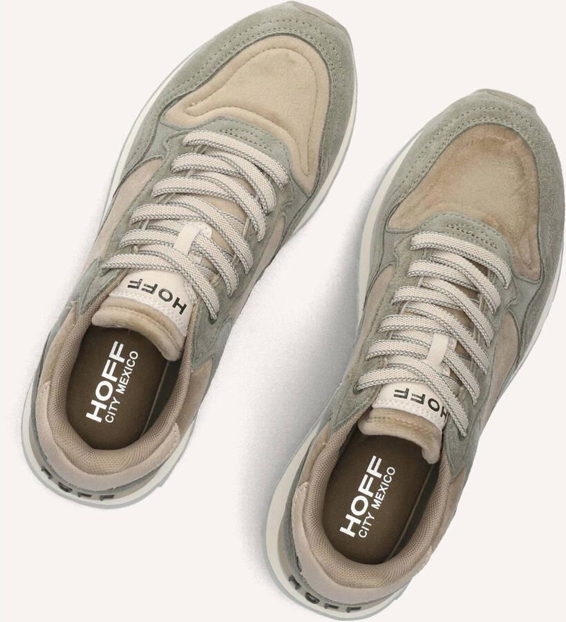 THE HOFF BRAND Lage Sneakers Dames Mexico Suède Groen - Foto 4