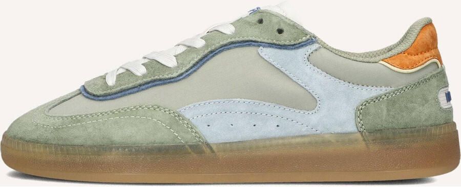 THE HOFF BRAND Lage Sneakers Park Maat: 37 Materiaal: Suède Kleur: Groen