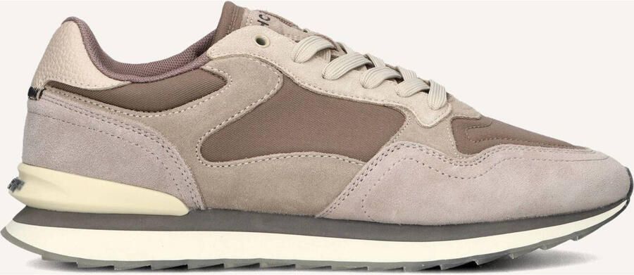 THE HOFF BRAND Lage Sneakers Heren Sidney Suède Taupe