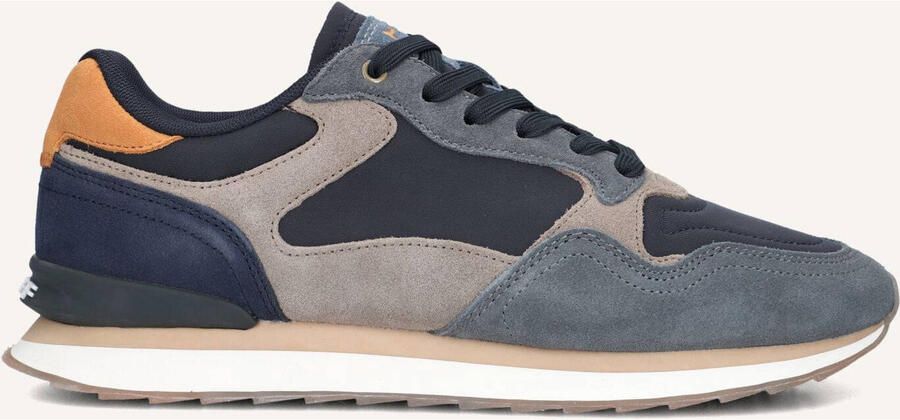 THE HOFF BRAND Lage Sneakers Heren Venice Suède Blauw