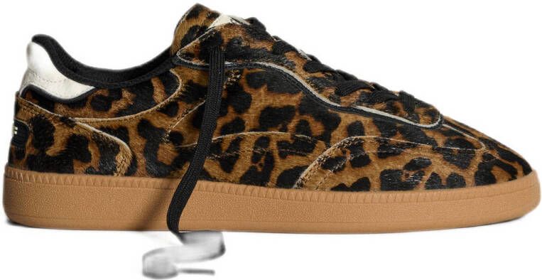THE HOFF BRAND Lage Sneakers Dames Alley Leopard Maat: 42 Materiaal: Ponyhair Kleur: Bruin