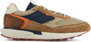 Hoff Sneakers Heren Lage sneakers Herenschoenen Canvas Mojave Cognac combi