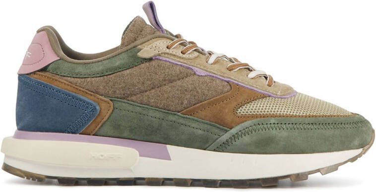 HOFF suede sneakers groen multi