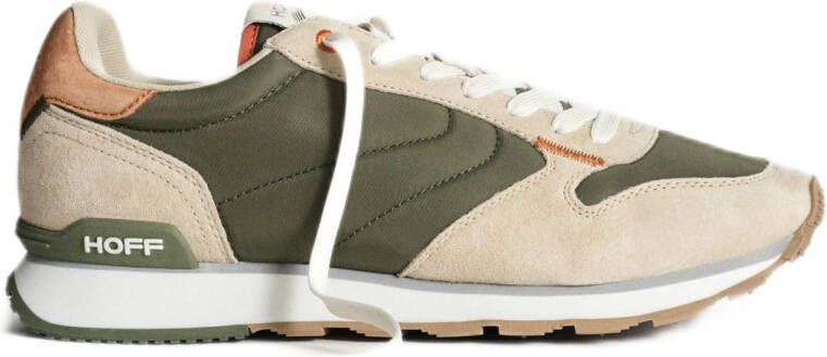 THE HOFF BRAND Lage Sneakers Heren Rhodes Maat: 42 Materiaal: Suède Kleur: Groen