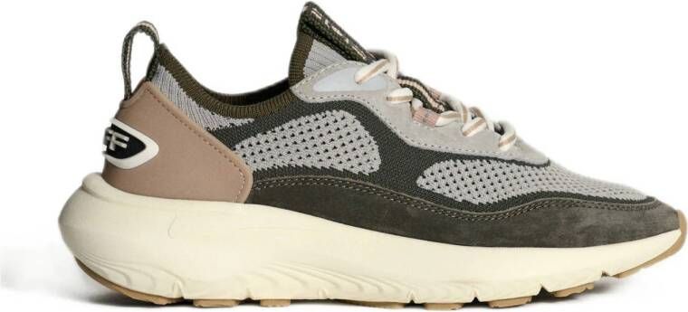THE HOFF BRAND Lage Sneakers Dames Traveler Maat: 37 Materiaal: Suède Kleur: Groen