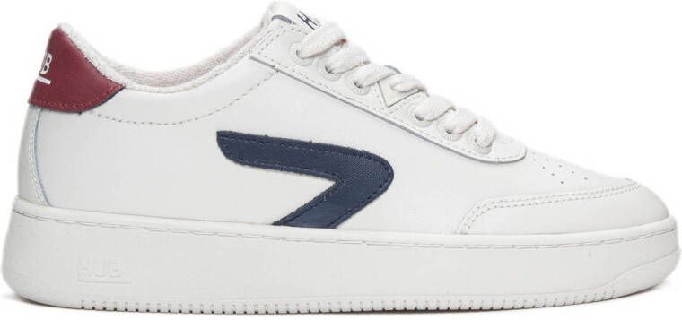 Hub Baseline-m Lage sneakers Leren Sneaker Heren Wit