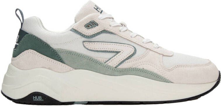 Hub Witte lage sneakers voor heren Multicolor Heren
