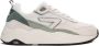 HUB Glide chunky suède sneakers ecru groen - Thumbnail 2