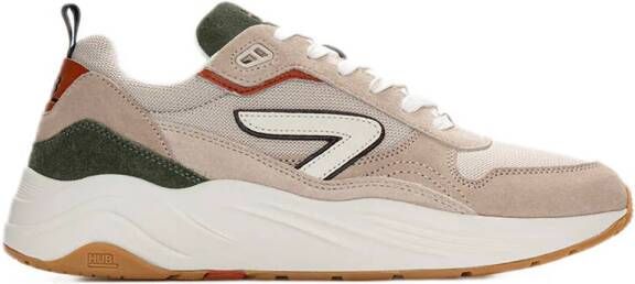 HUB Glide S43 chunky suède sneakers beige multi