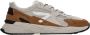 HUB Grid M37 suède sneakers beige cognac - Thumbnail 1