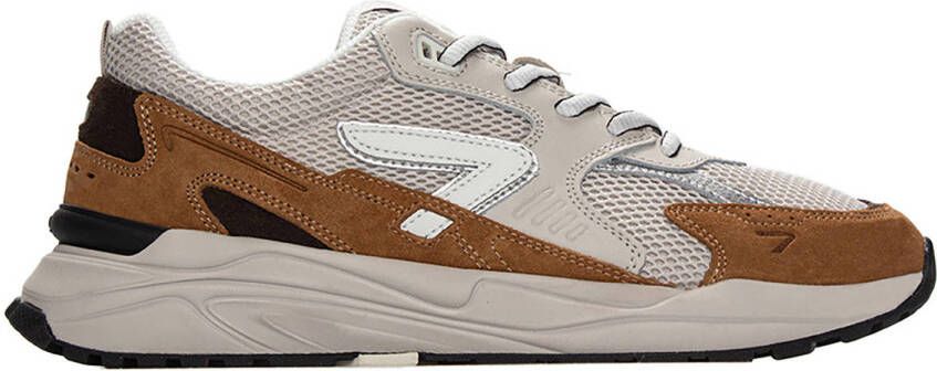 HUB Grid M37 suède sneakers beige cognac