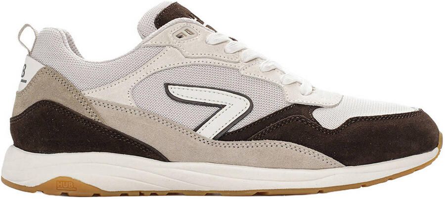 HUB Glide 2.0 mesh sneakers beige bruin