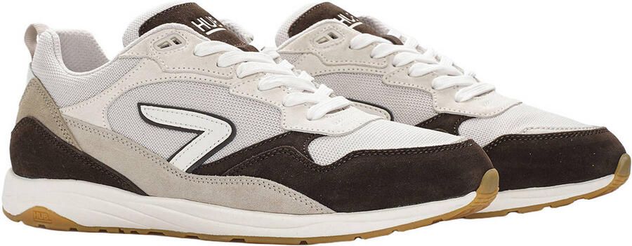 HUB Glide 2.0 mesh sneakers beige bruin - Foto 3