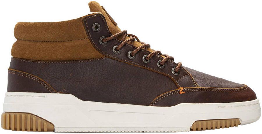 Hub Mark 2.1 Sneakers Heren Leren Sneaker Cognac