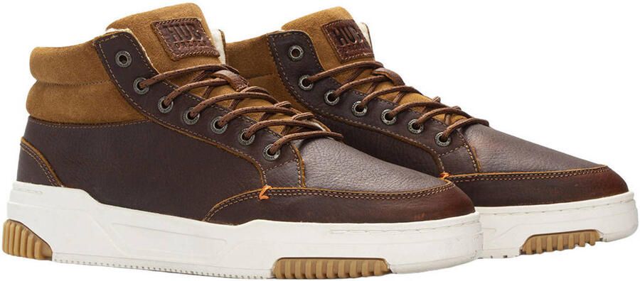 Hub Mark 2.1 Sneakers Heren Leren Sneaker Cognac - Foto 3
