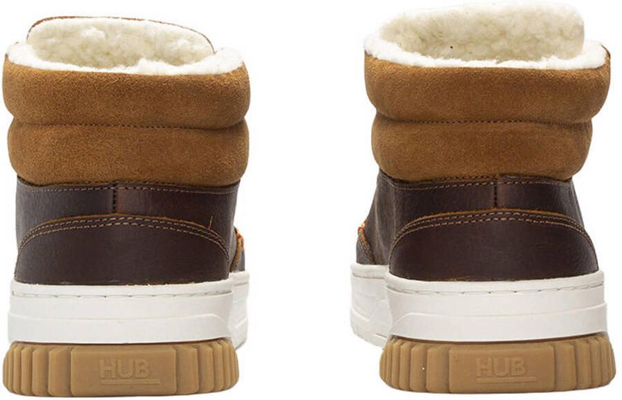 Hub Mark 2.1 Sneakers Heren Leren Sneaker Cognac - Foto 2
