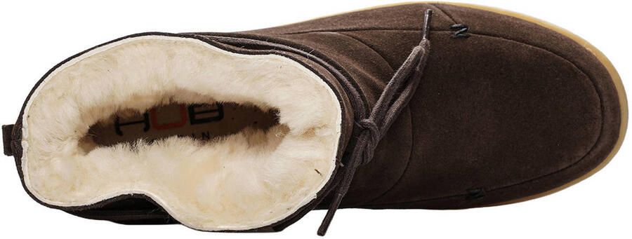 HUB Queen 2.0 S40 suède enkelboots donkerbruin - Foto 3