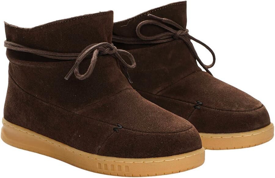 HUB Queen 2.0 S40 suède enkelboots donkerbruin - Foto 2