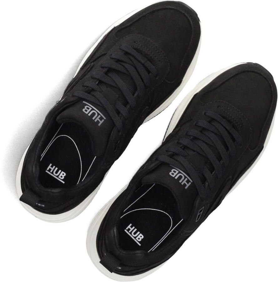Hub Glide-w Lage sneakers Leren Sneaker Dames Zwart - Foto 3