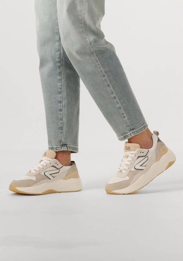 Hub Glide off white bone sneakers Suede Dames - Foto 2