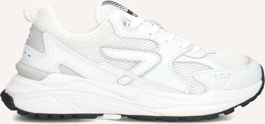 Hub Grid-w Sneakers Dames Leren Sneaker Wit