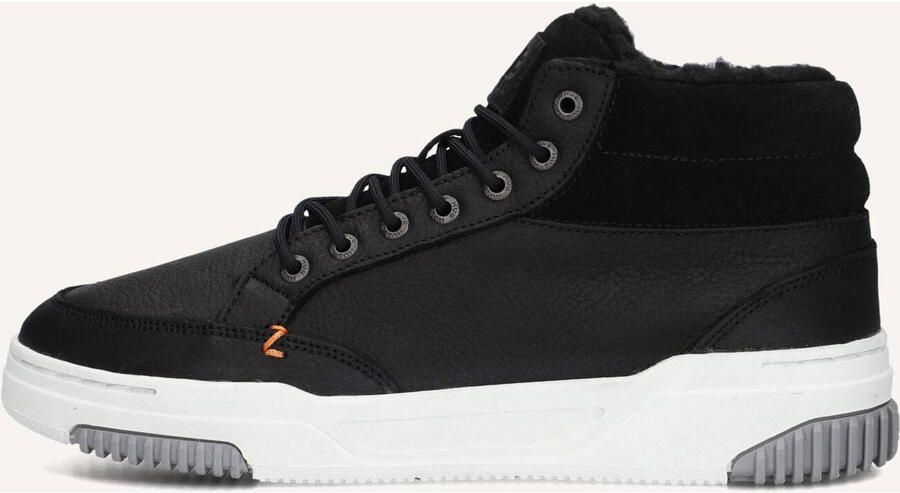 Hub Mark 2.1 Sneakers Heren Leren Sneaker Zwart