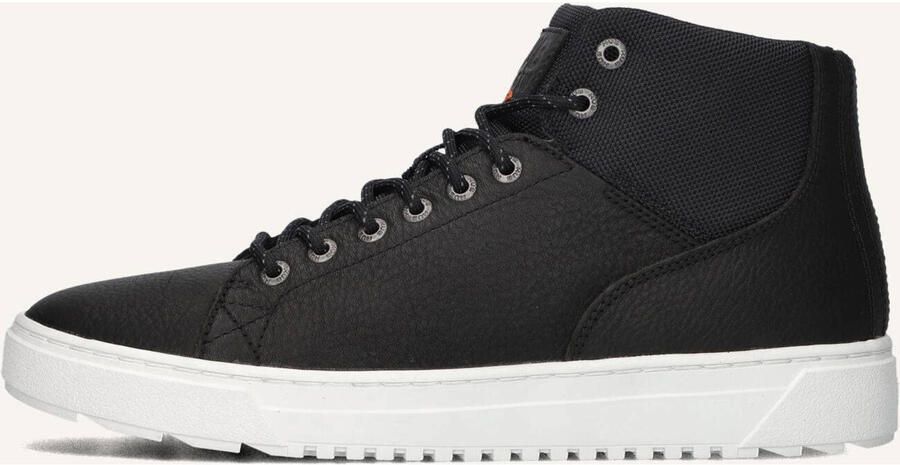 Hub Murrayfield 3.0 Sneakers Leren Sneaker Heren Zwart