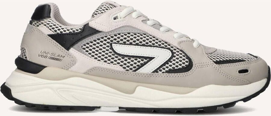 Hub Slam-m Sneakers Heren Leren Sneaker Beige