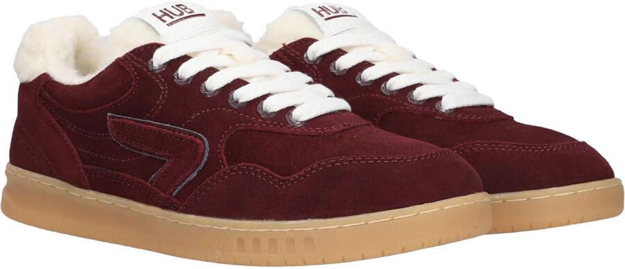 HUB Vancouver S57 suède sneakers bordeaux - Foto 4