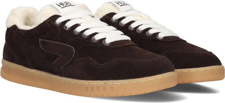 HUB Vancouver S57 suède sneakers donkerbruin - Foto 5