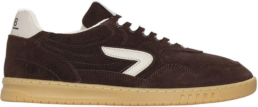 Hub Vancouver dark coffee light bone Suede Heren