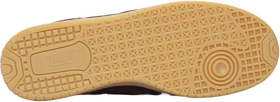 Hub Vancouver dark coffee light bone Suede Heren - Foto 2