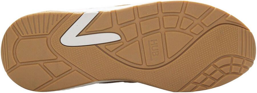 Hub Heren Lage sneakers Chunky zool Glide Bruin Suède - Foto 3