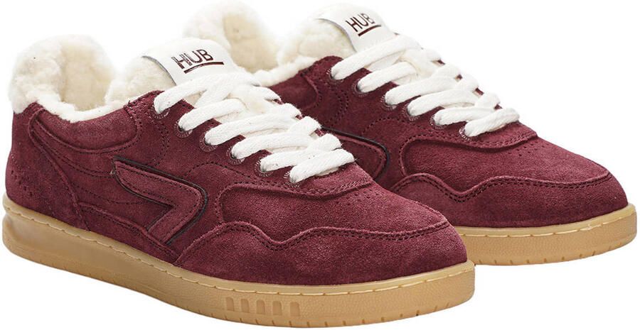 HUB Vancouver S57 suède sneakers bordeaux - Foto 3