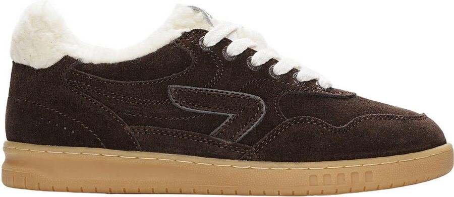 HUB Vancouver S57 suède sneakers donkerbruin